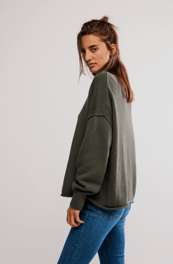 Free People Torres Roll Neck Sweater - Flea Boutiques