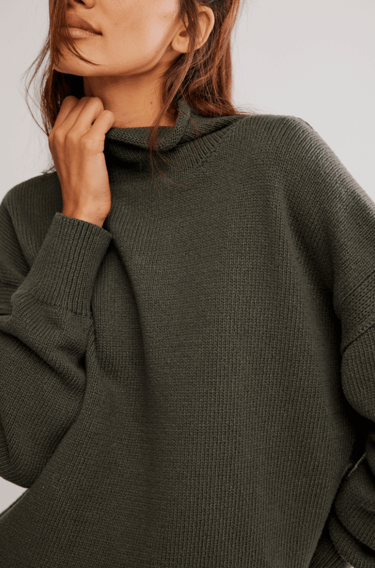 Free People Torres Roll Neck Sweater - Flea Boutiques