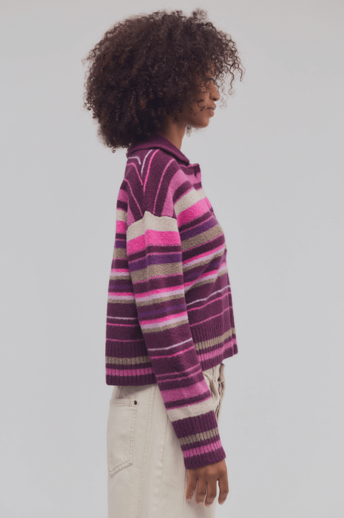 Free People Trading Up Stripe Sweater - Flea Boutiques