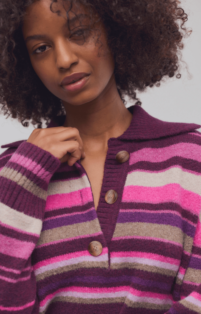 Free People Trading Up Stripe Sweater - Flea Boutiques
