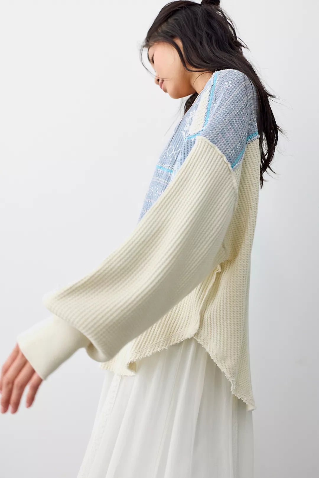 Free People Wild Flower Thermal Top - Flea Boutiques