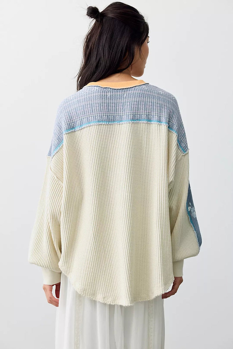 Free People Wild Flower Thermal Top - Flea Boutiques