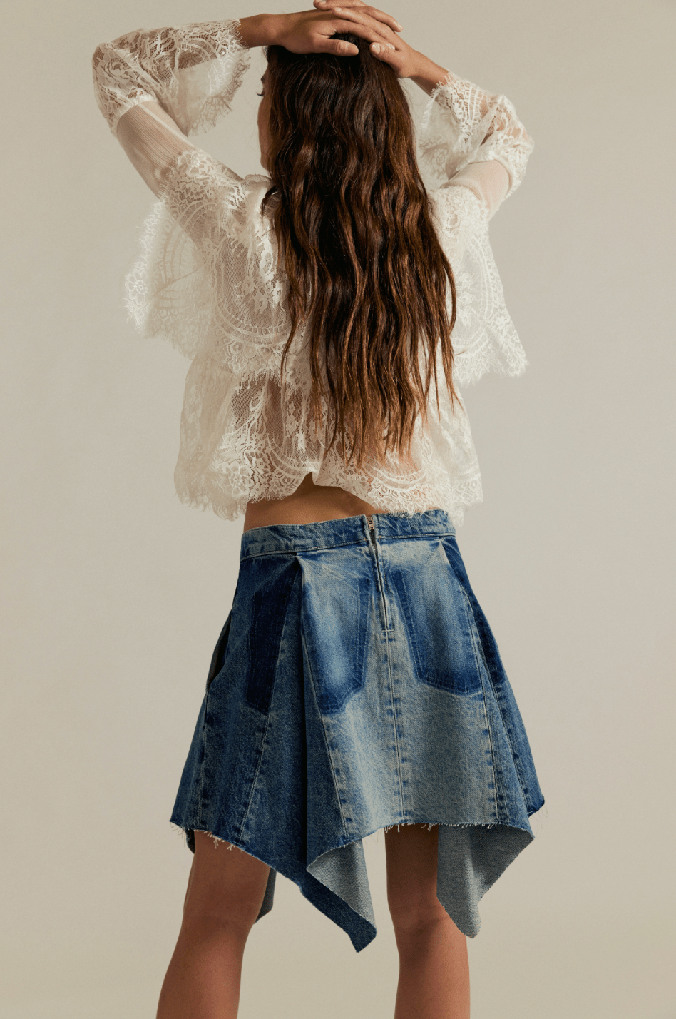 Free People Wild River Handkerchief Skirt - Flea Boutiques