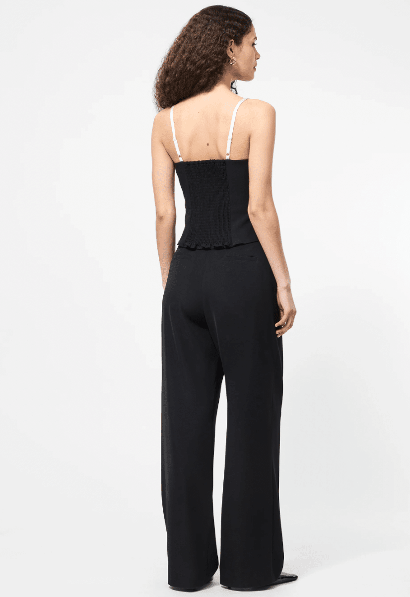 French Connection Azra Twill Corset Top - Flea Boutiques
