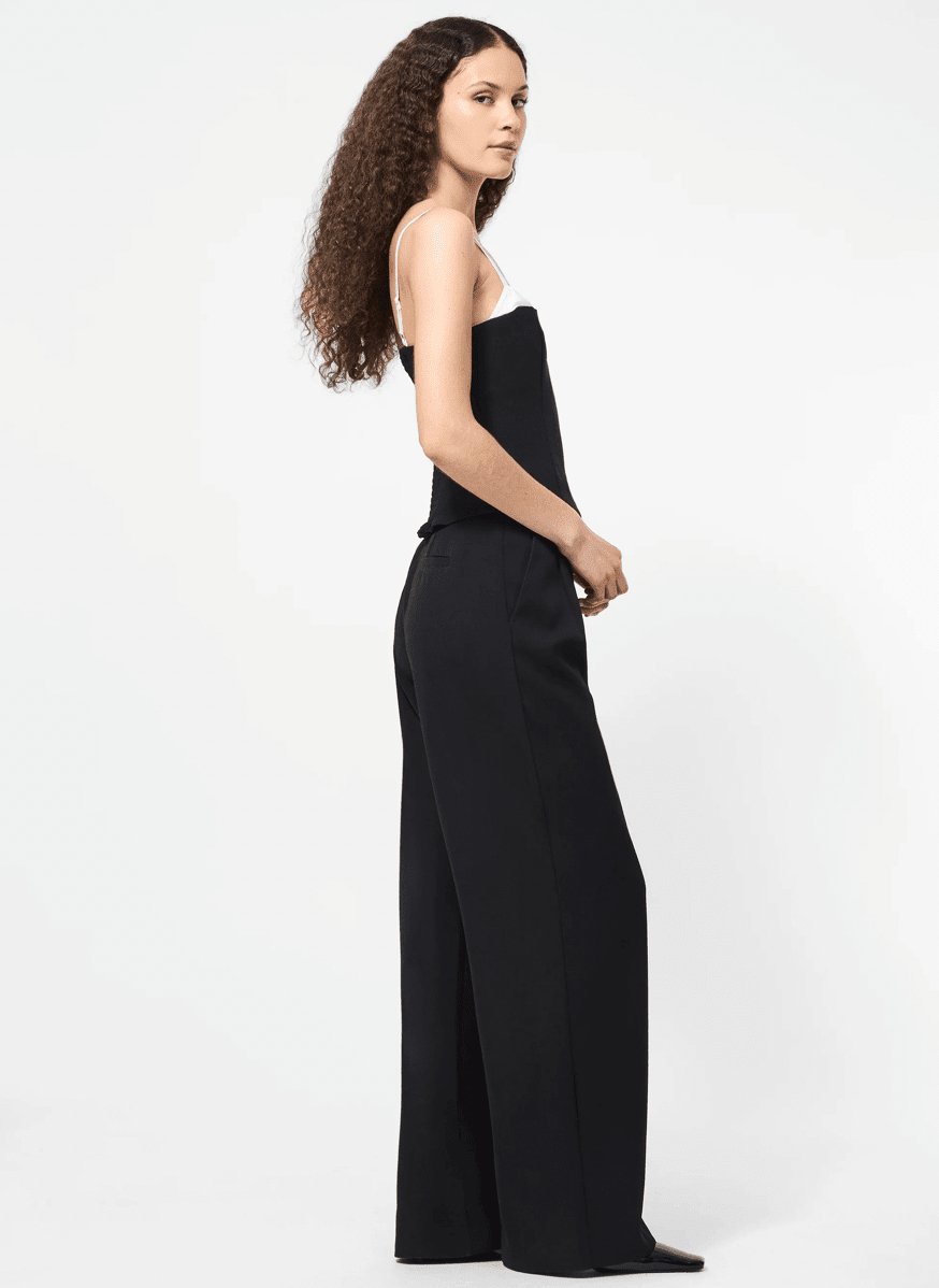 French Connection Azra Twill Corset Top - Flea Boutiques