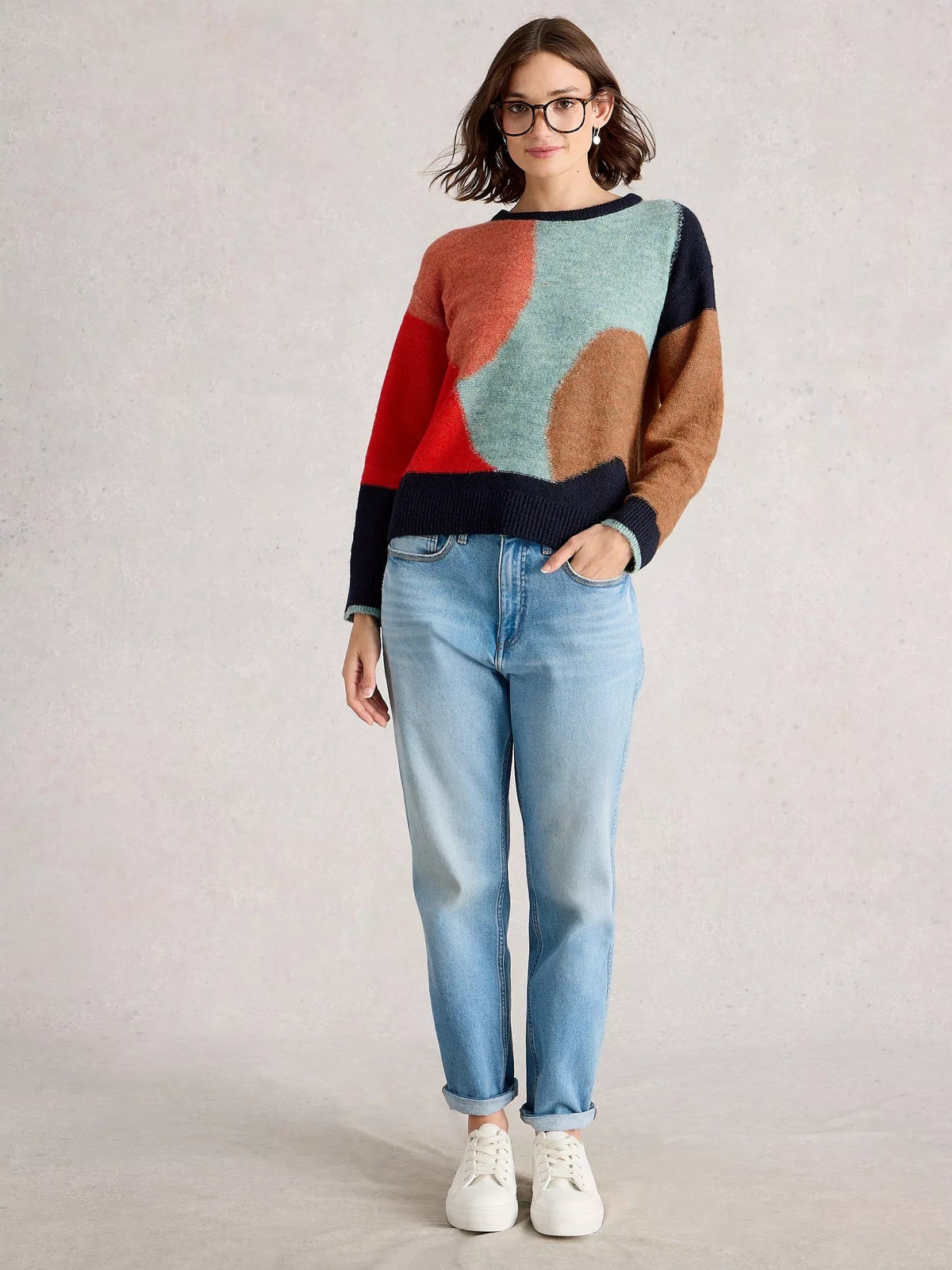 Freya Abstract Jumper - Flea Boutiques