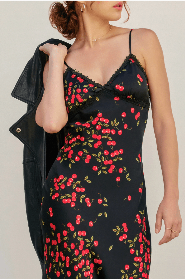 Fruit Punch Baby Hem Maxi Dress - Flea Boutiques