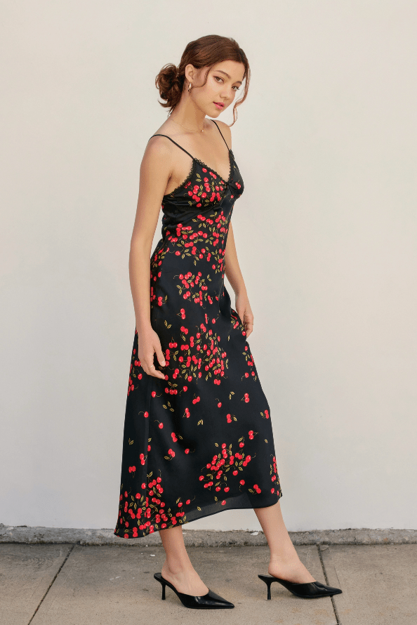 Fruit Punch Baby Hem Maxi Dress - Flea Boutiques