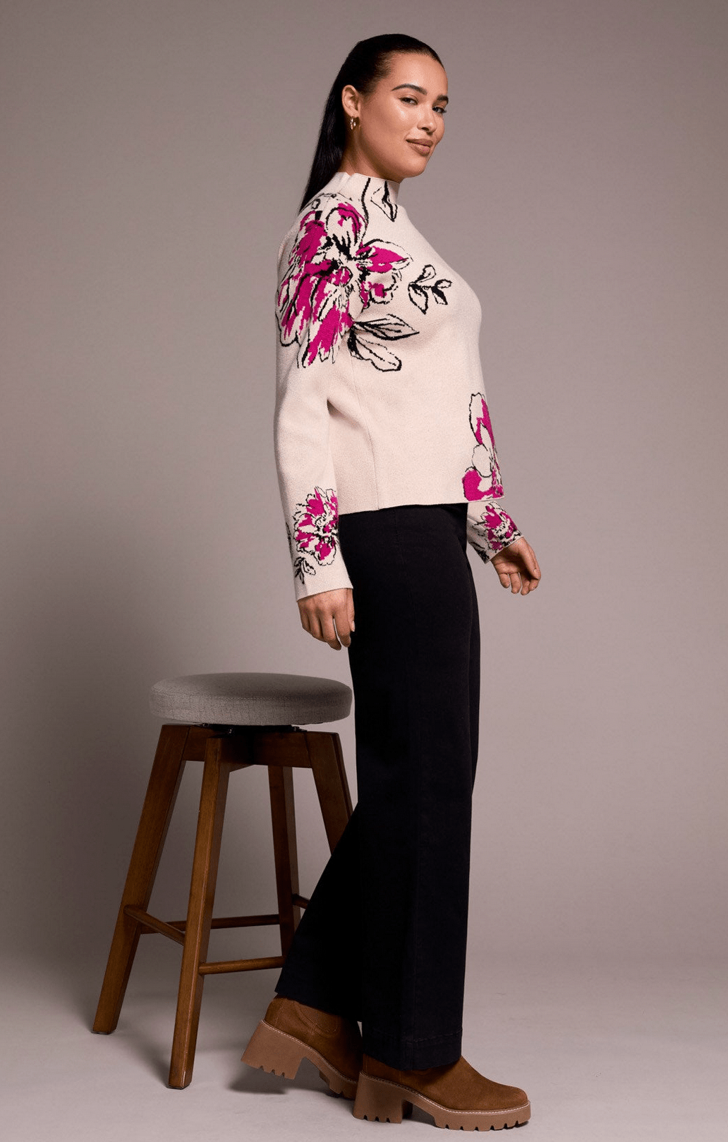 Funnel Neck Sweater - Flea Boutiques