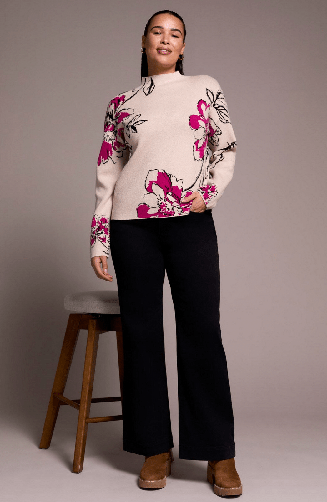 Funnel Neck Sweater - Flea Boutiques