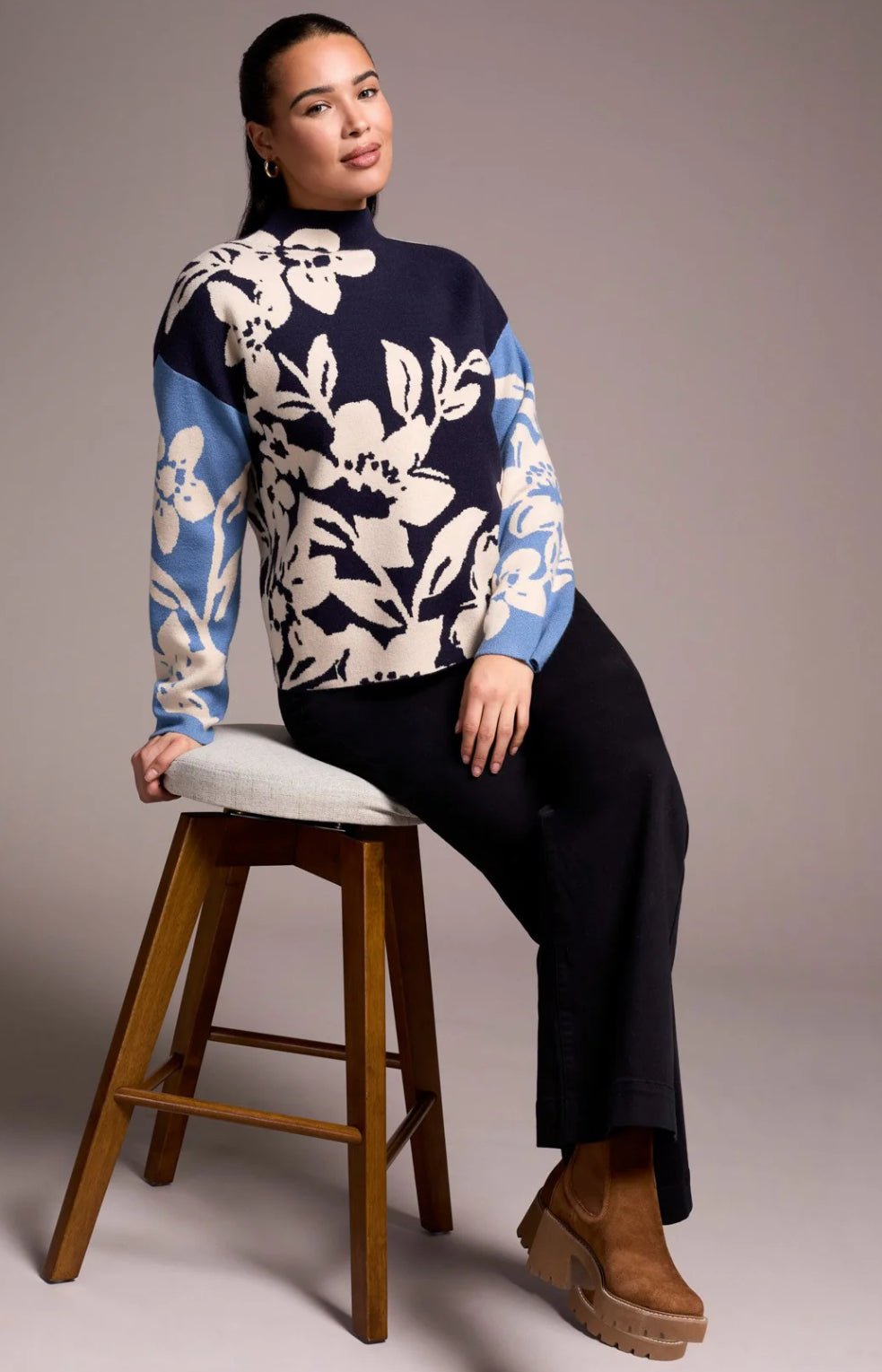 Funnel Neck Sweater - Flea Boutiques