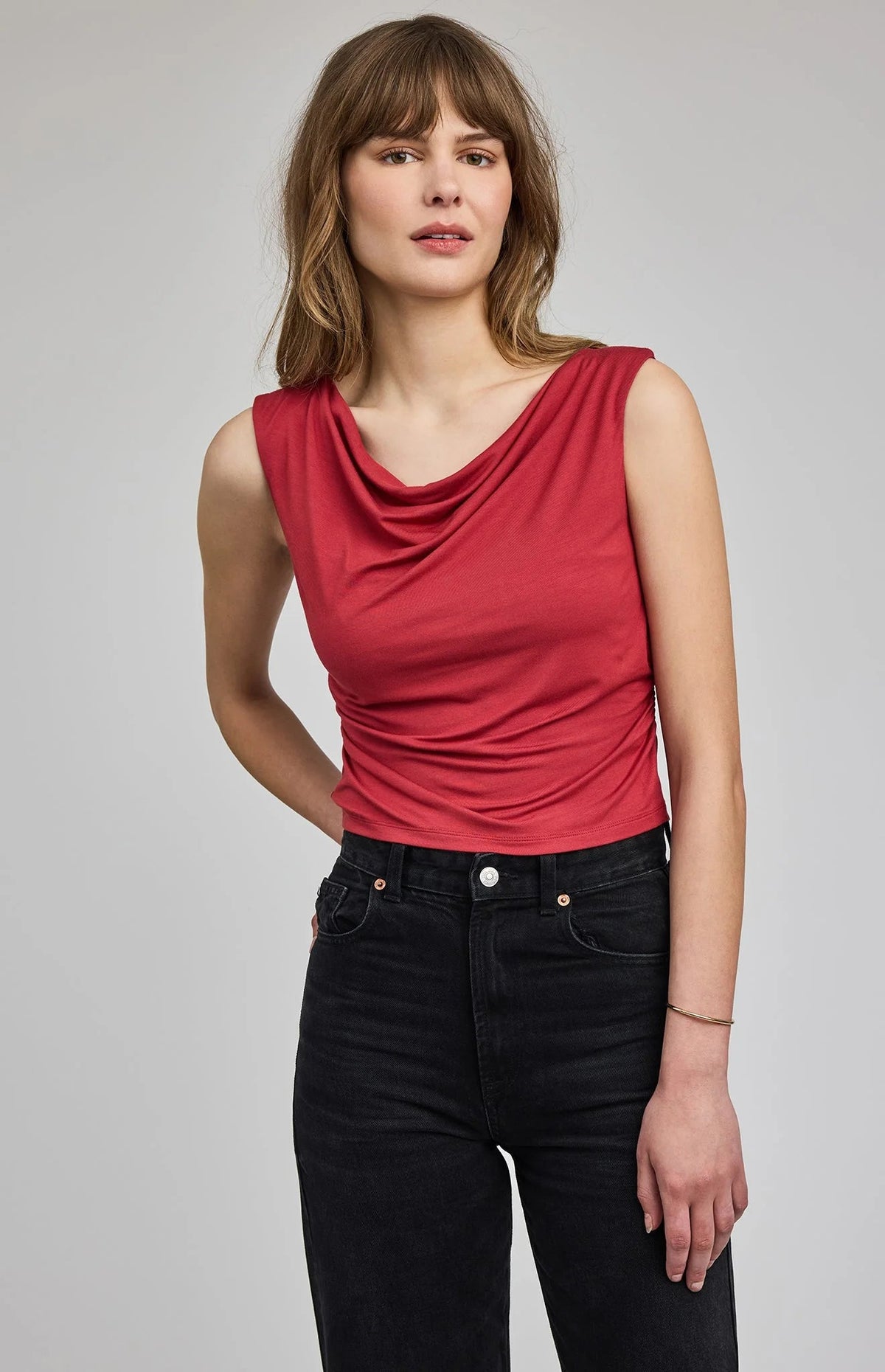 Gentle Fawn Cassidy Draped Neck Tank - Flea Boutiques