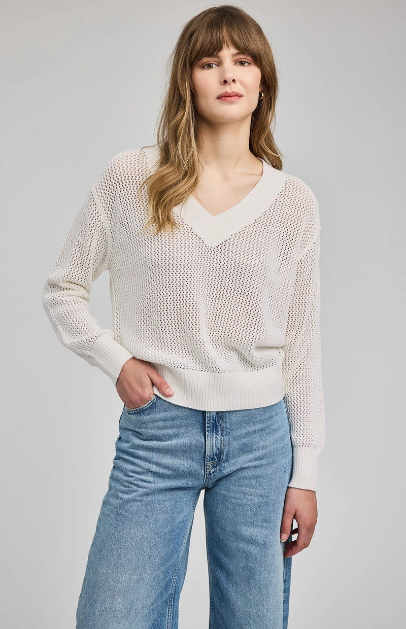 Gentle Fawn Knitted Long Sleeve V - Neck - Flea Boutiques