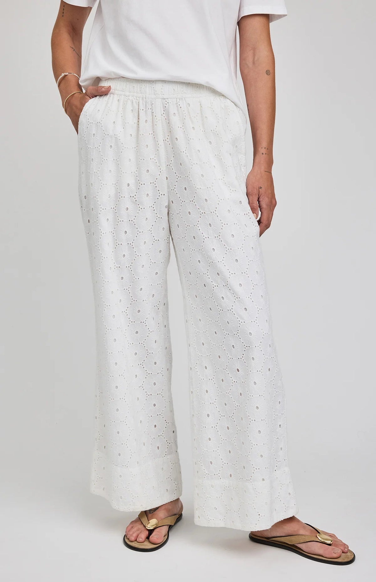 Gentle Fawn Martina Eyelet Pants - Flea Boutiques