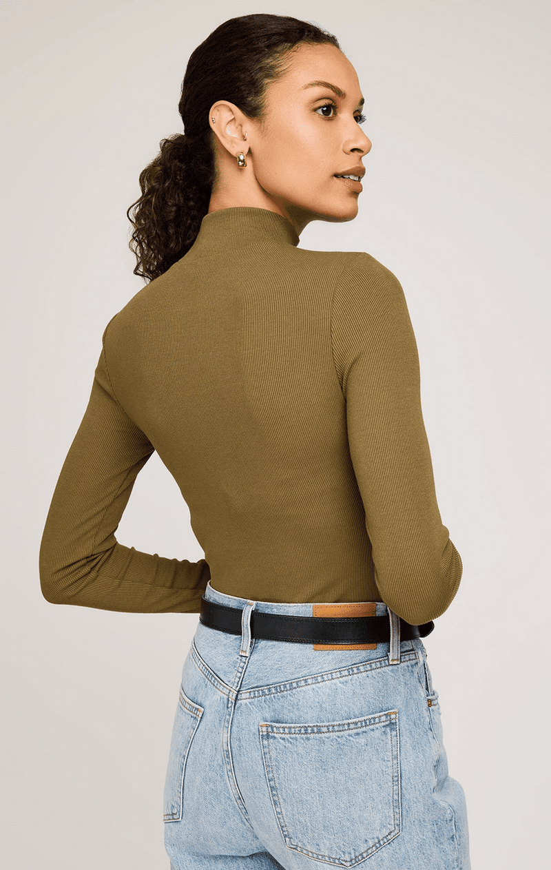 Gentle Fawn Wren Ribbed Turtle Neck Top - Flea Boutiques