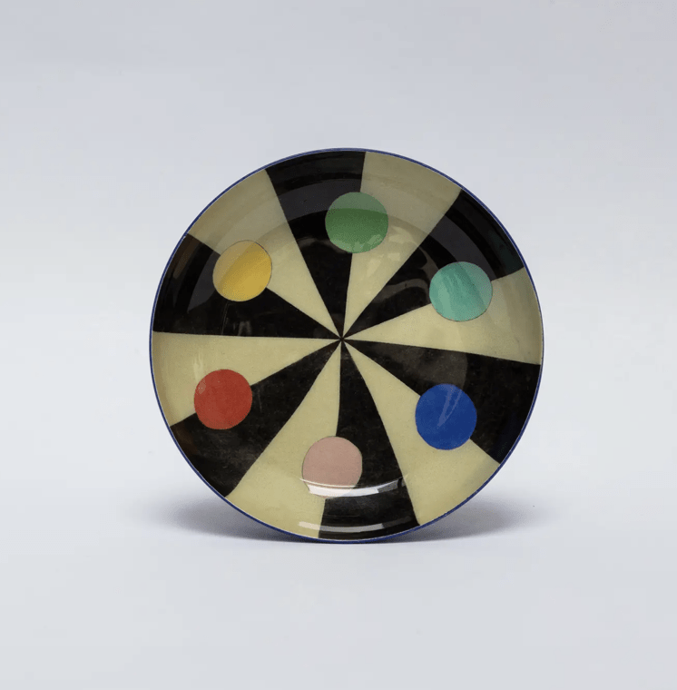 Geo Enamel Printed Tray - Flea Boutiques