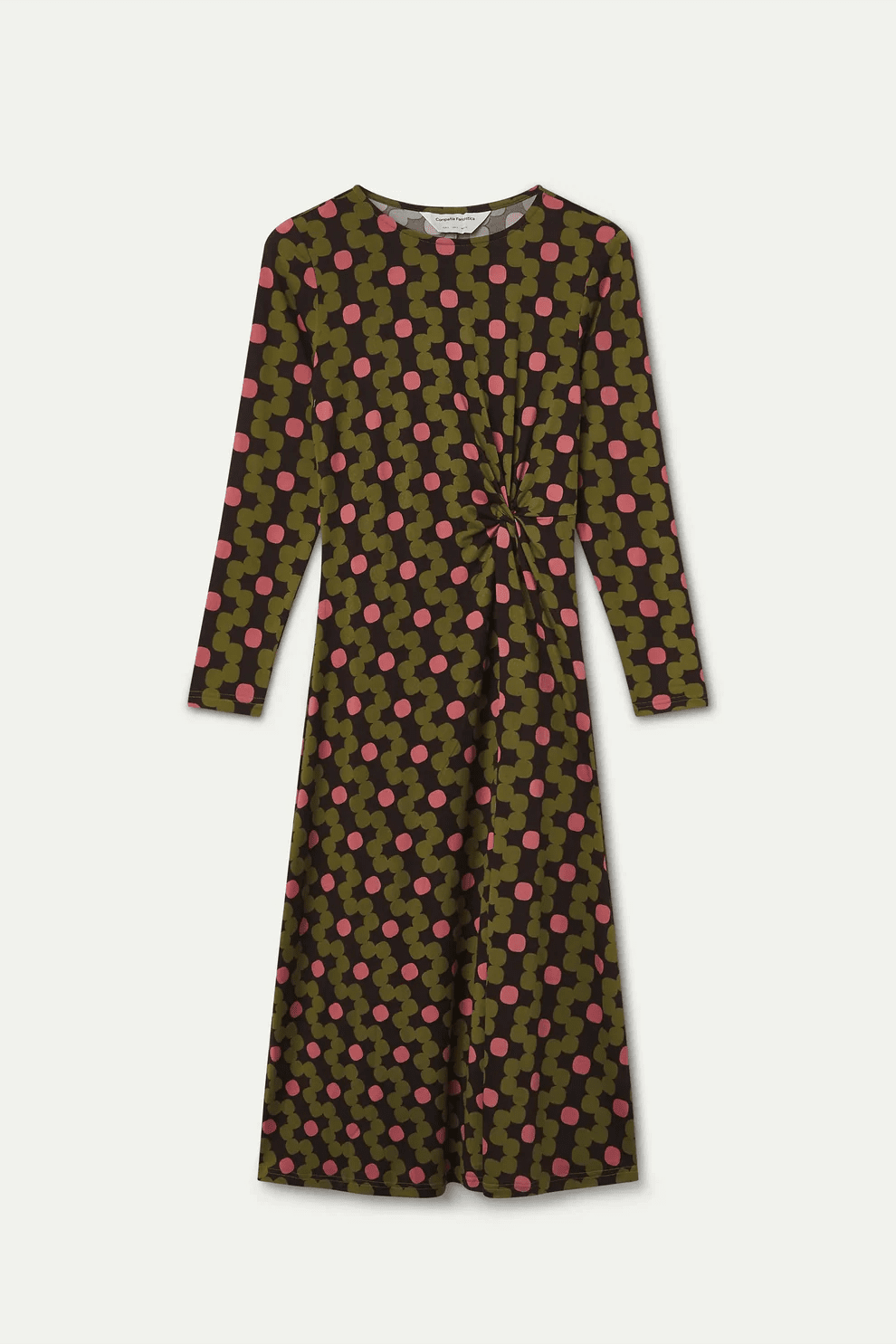Geo Jersey Midi Dress - Flea Boutiques