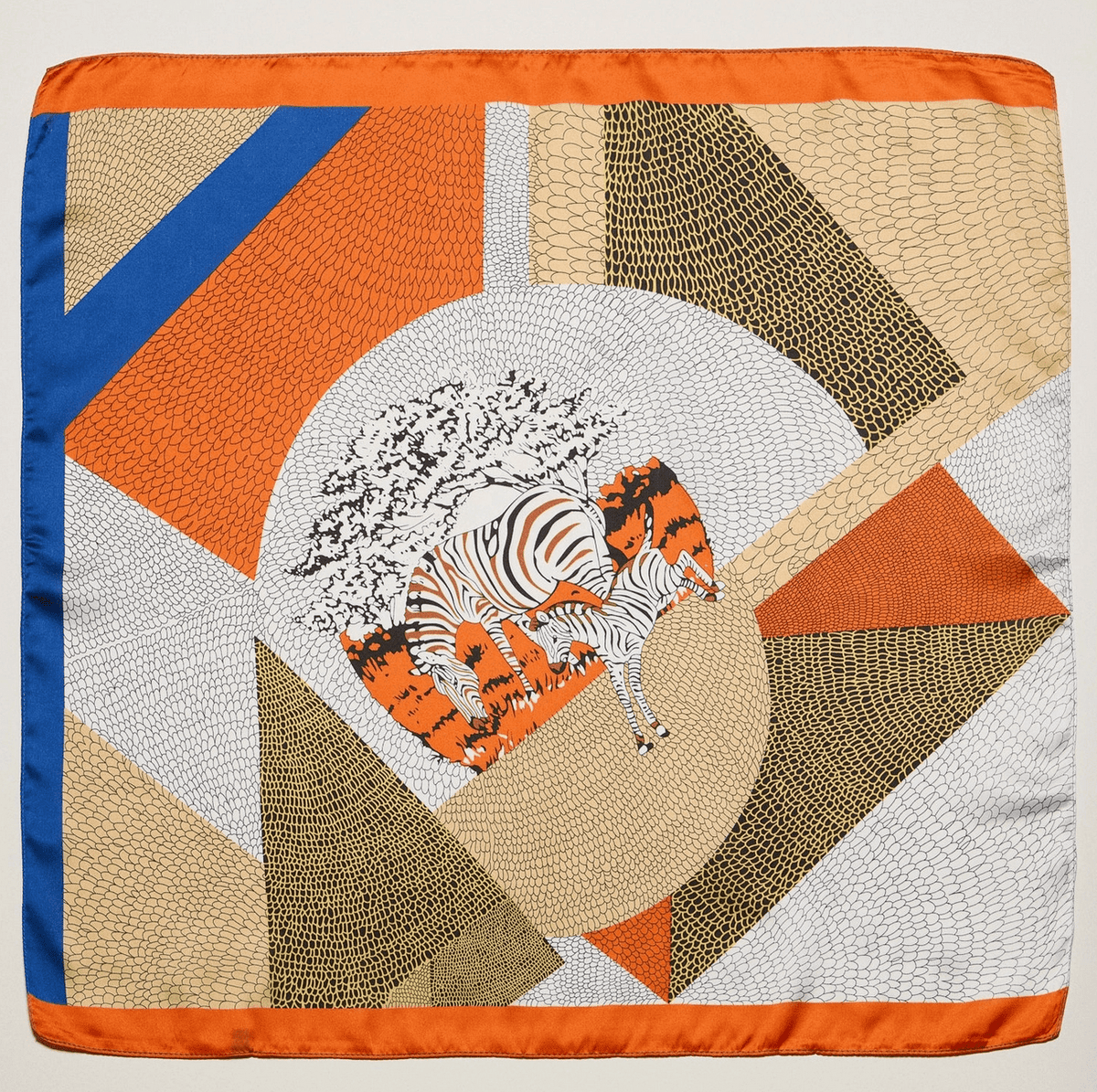 Geometric Zebra Scarf - Flea Boutiques