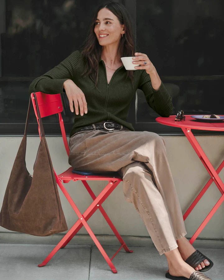 Georgie Two Zip Sweater - Flea Boutiques