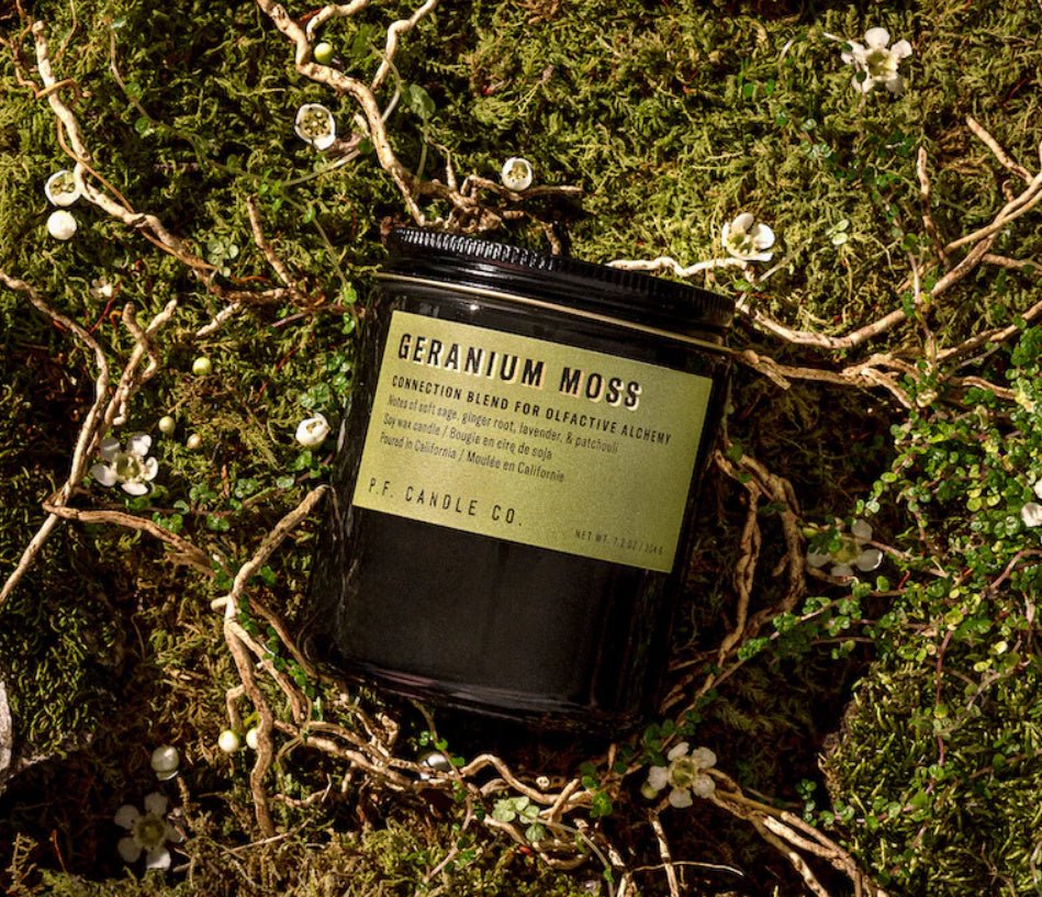 Geranium Moss Soy Candle - Flea Boutiques