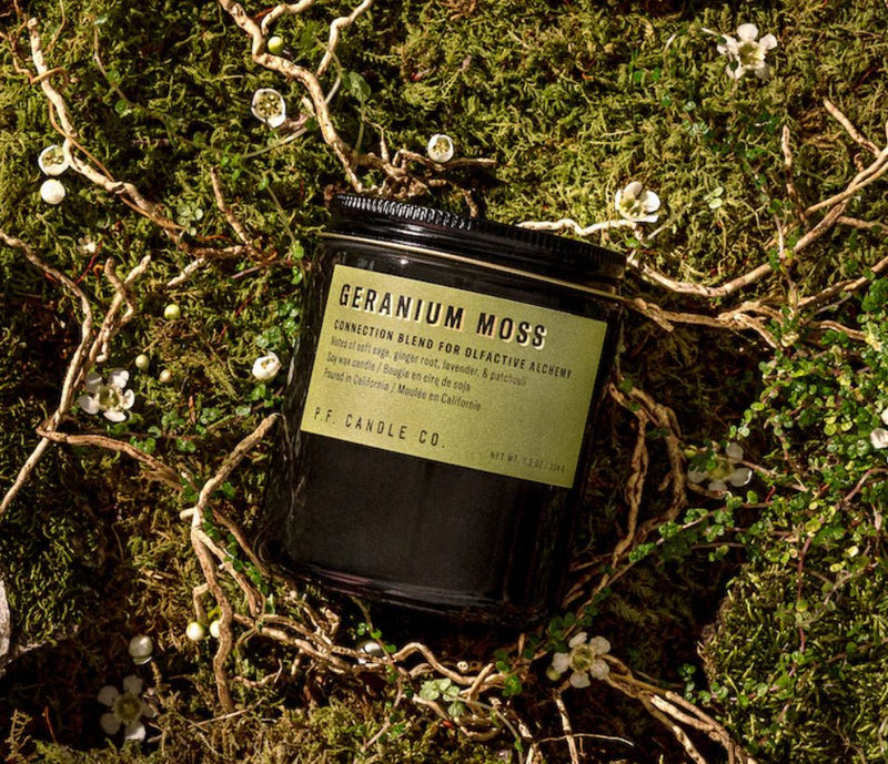 Geranium Moss Soy Candle - Flea Boutiques