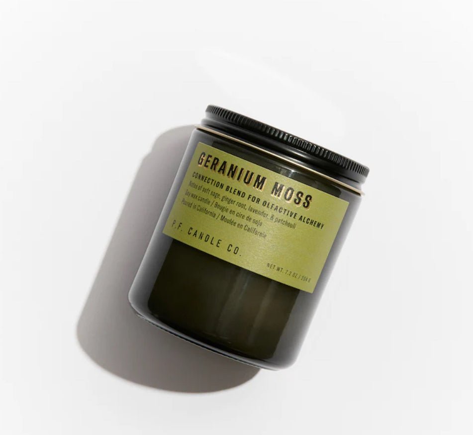 Geranium Moss Soy Candle - Flea Boutiques