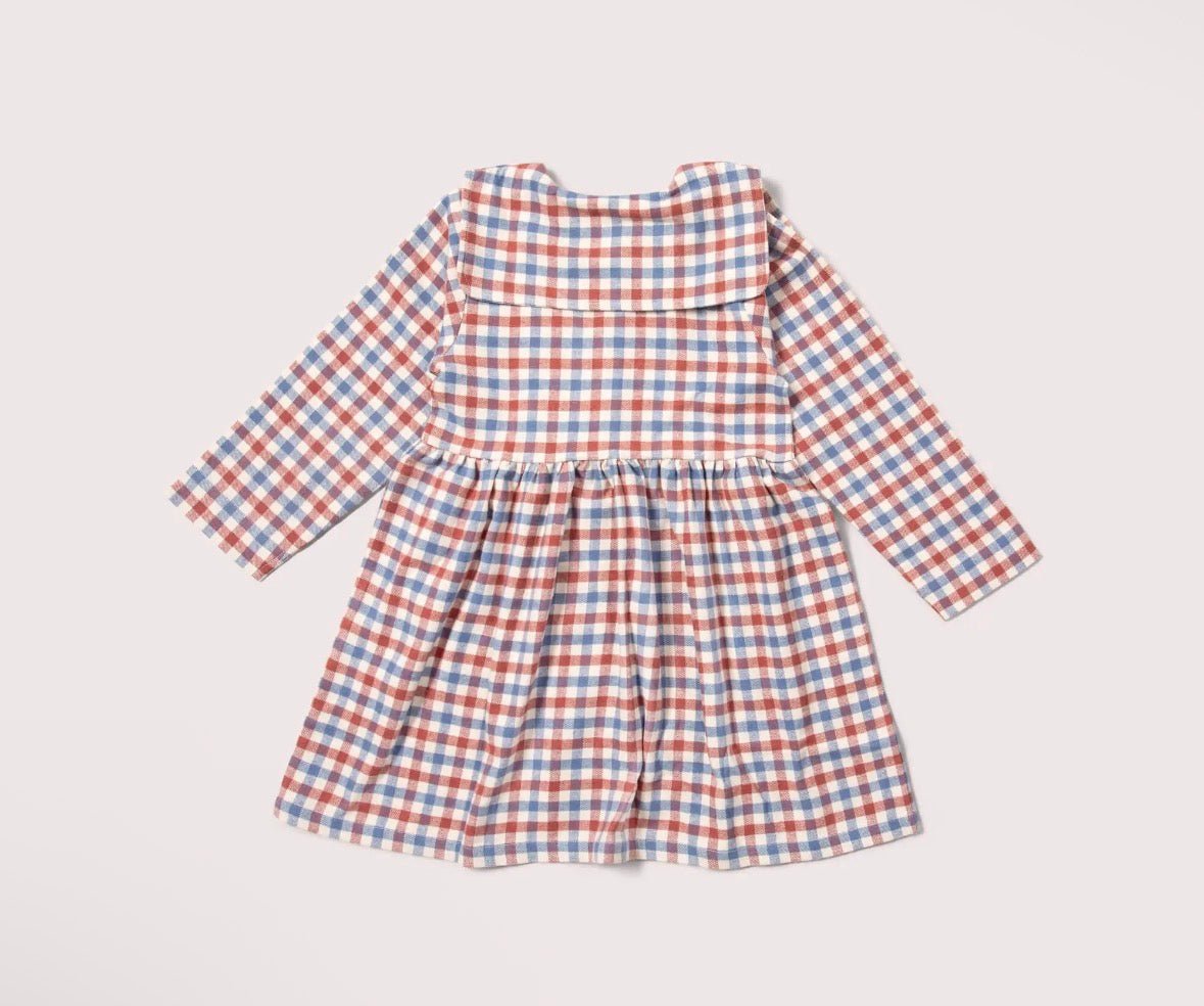 Ginger Check Long Sleeve Dress - Flea Boutiques