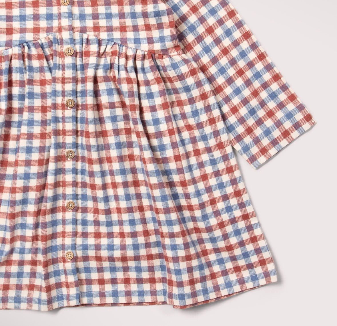 Ginger Check Long Sleeve Dress - Flea Boutiques