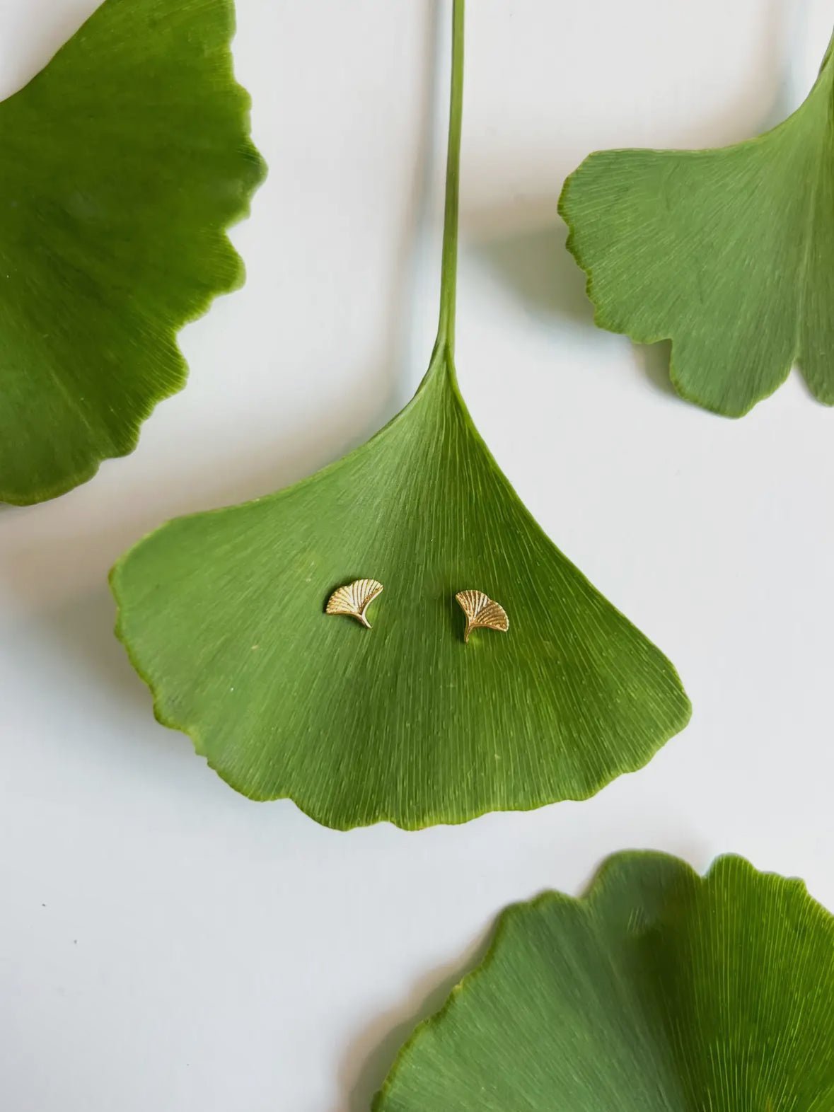Ginkgo Studs - Flea Boutiques