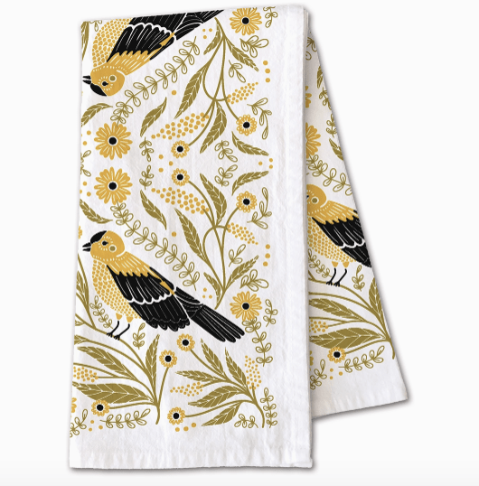Goldfinch Tea Towel - Flea Boutiques