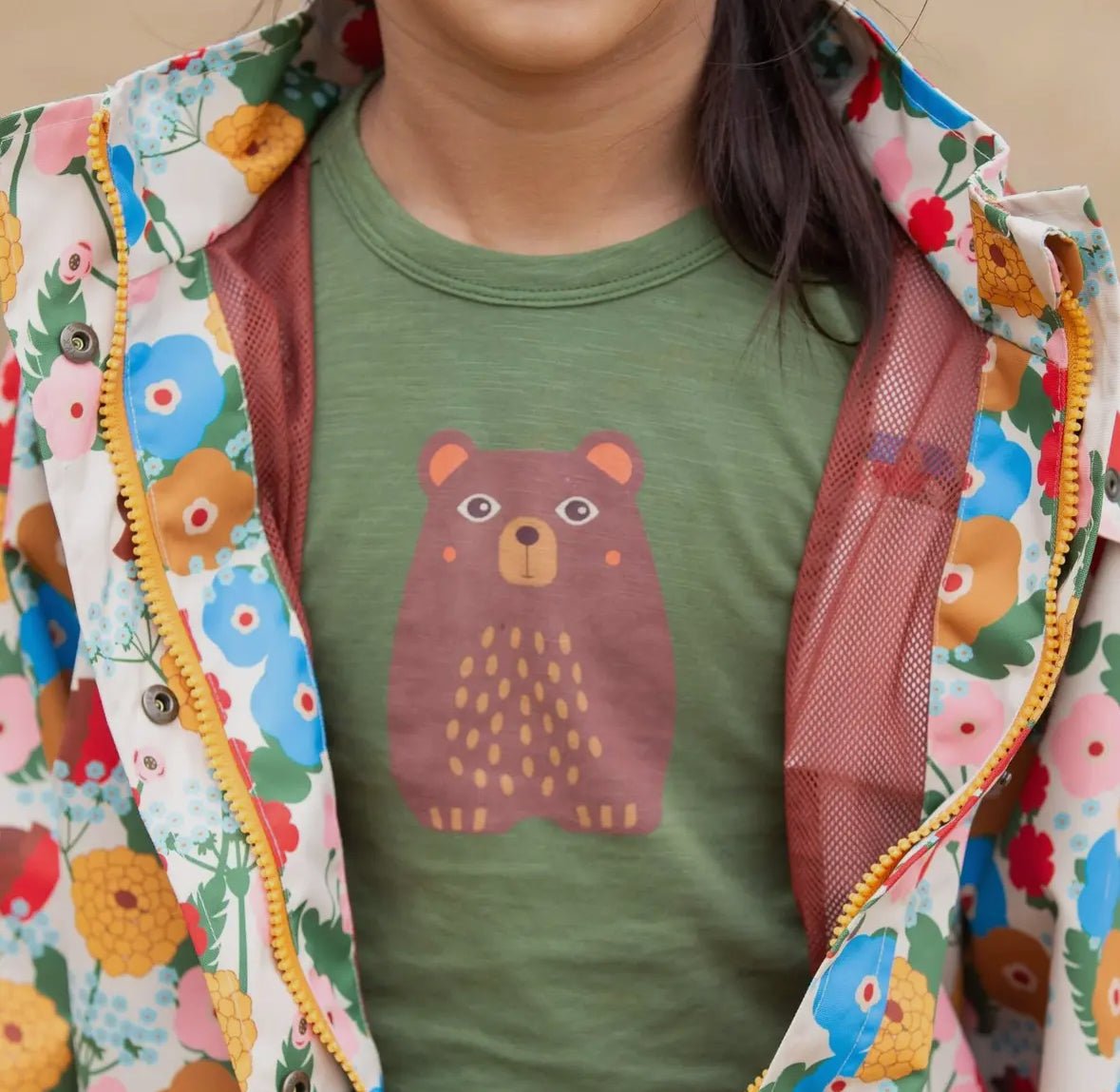 Green Bear Short Sleeve - Flea Boutiques