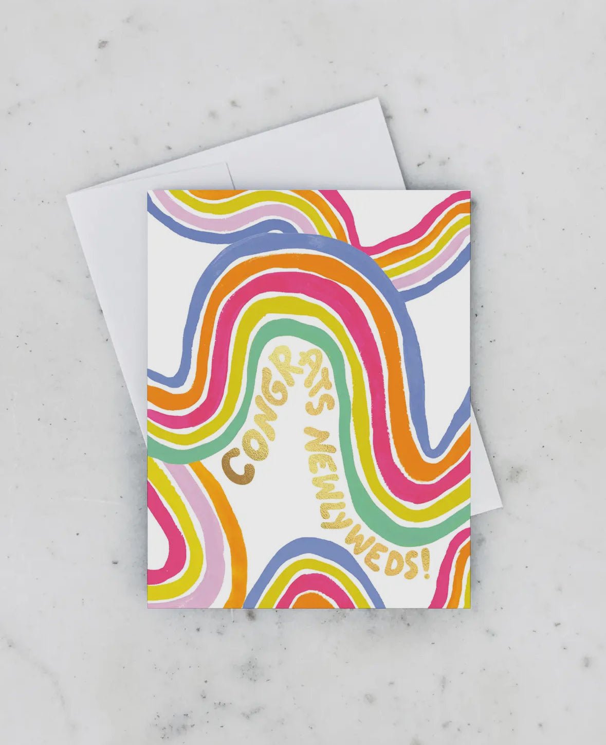 Groovy Newlyweds Card - Flea Boutiques