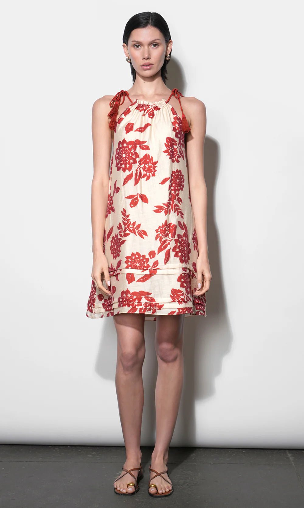 Hadlee Halter Mini Dress - Flea Boutiques