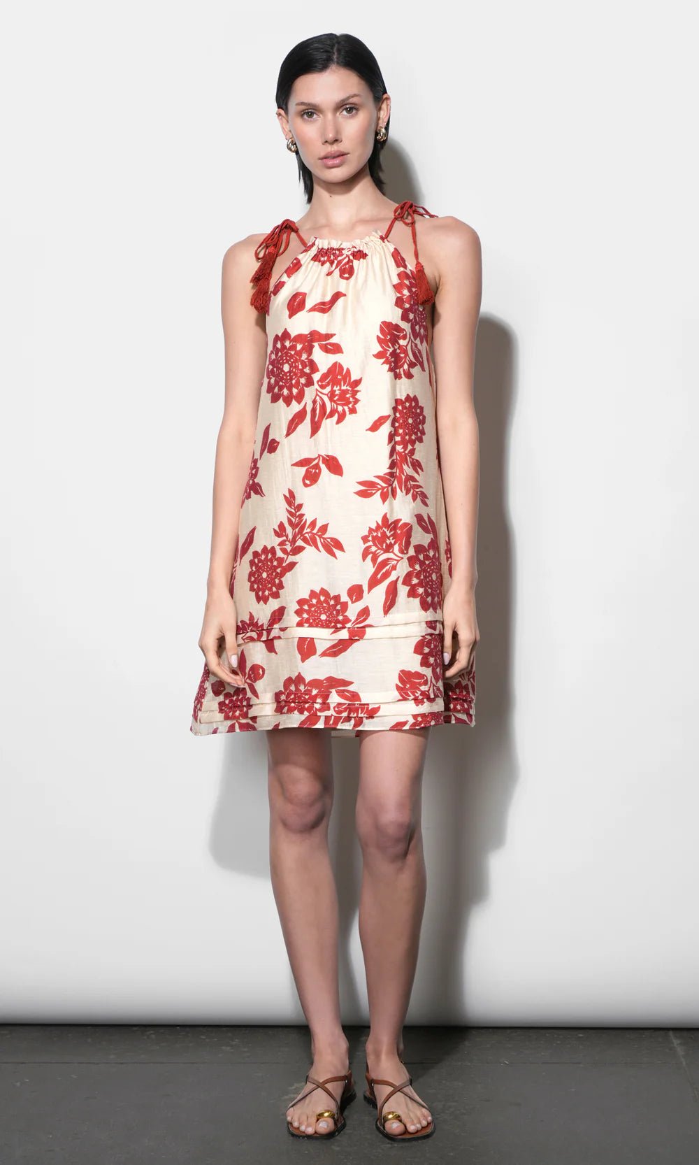 Hadlee Halter Mini Dress - Flea Boutiques
