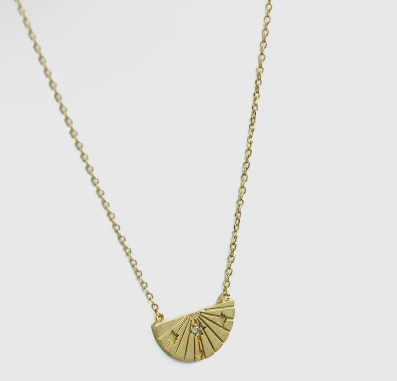 Half Round Starbursts Pendant - Flea Boutiques