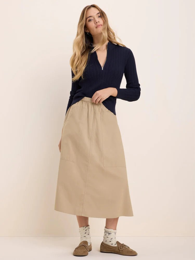 Half Zip Ribbed Sweater - Flea Boutiques