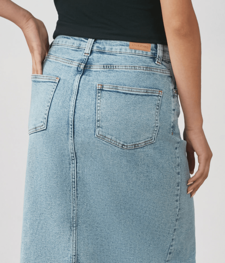 Halston Hi Rise Maxi Skirt - Flea Boutiques