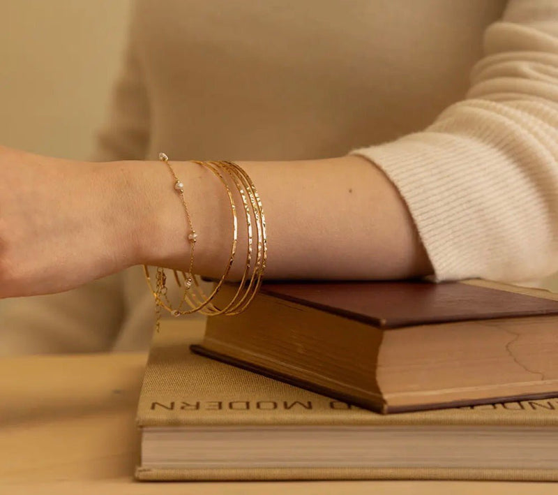 Hammered Bangles - Flea Boutiques