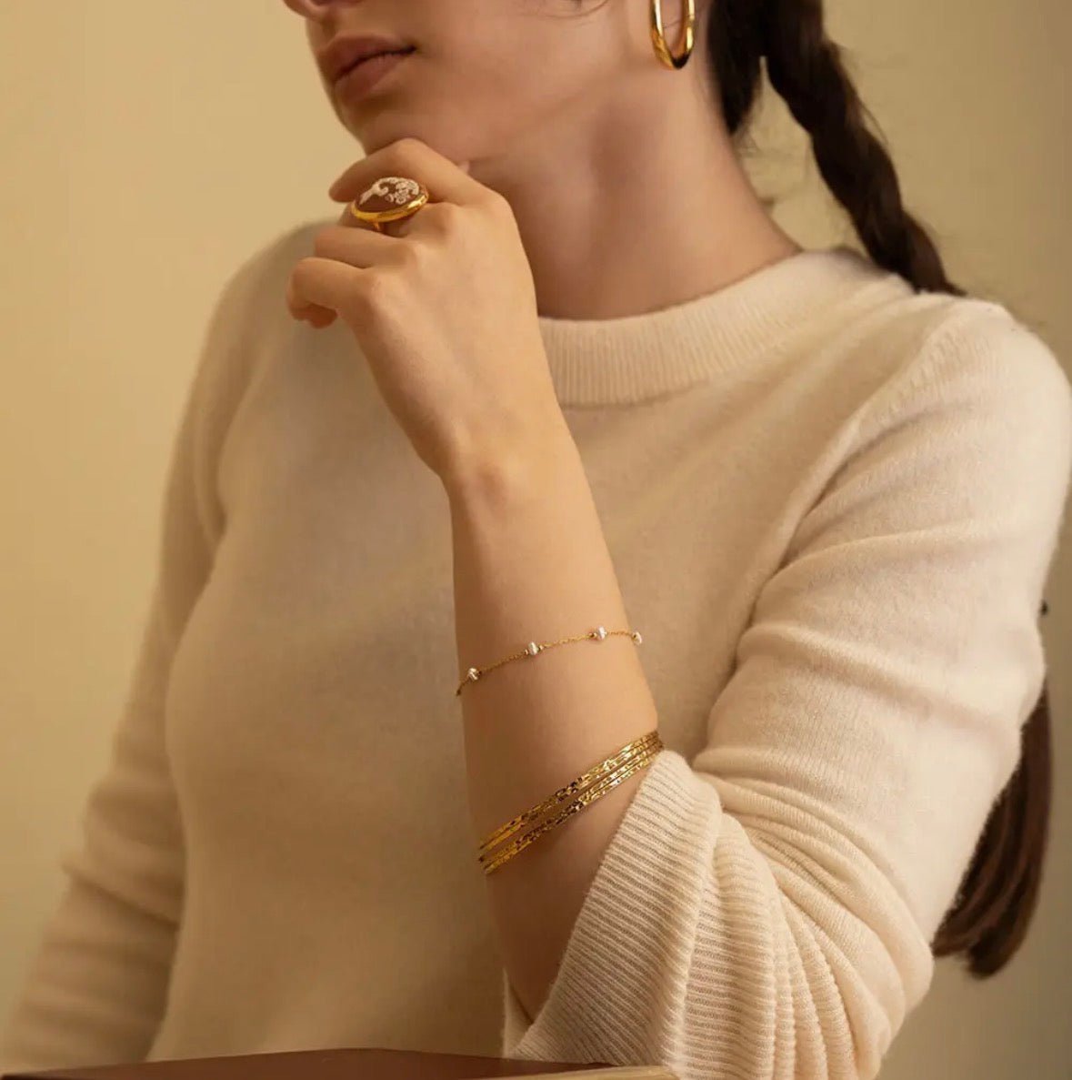 Hammered Bangles - Flea Boutiques