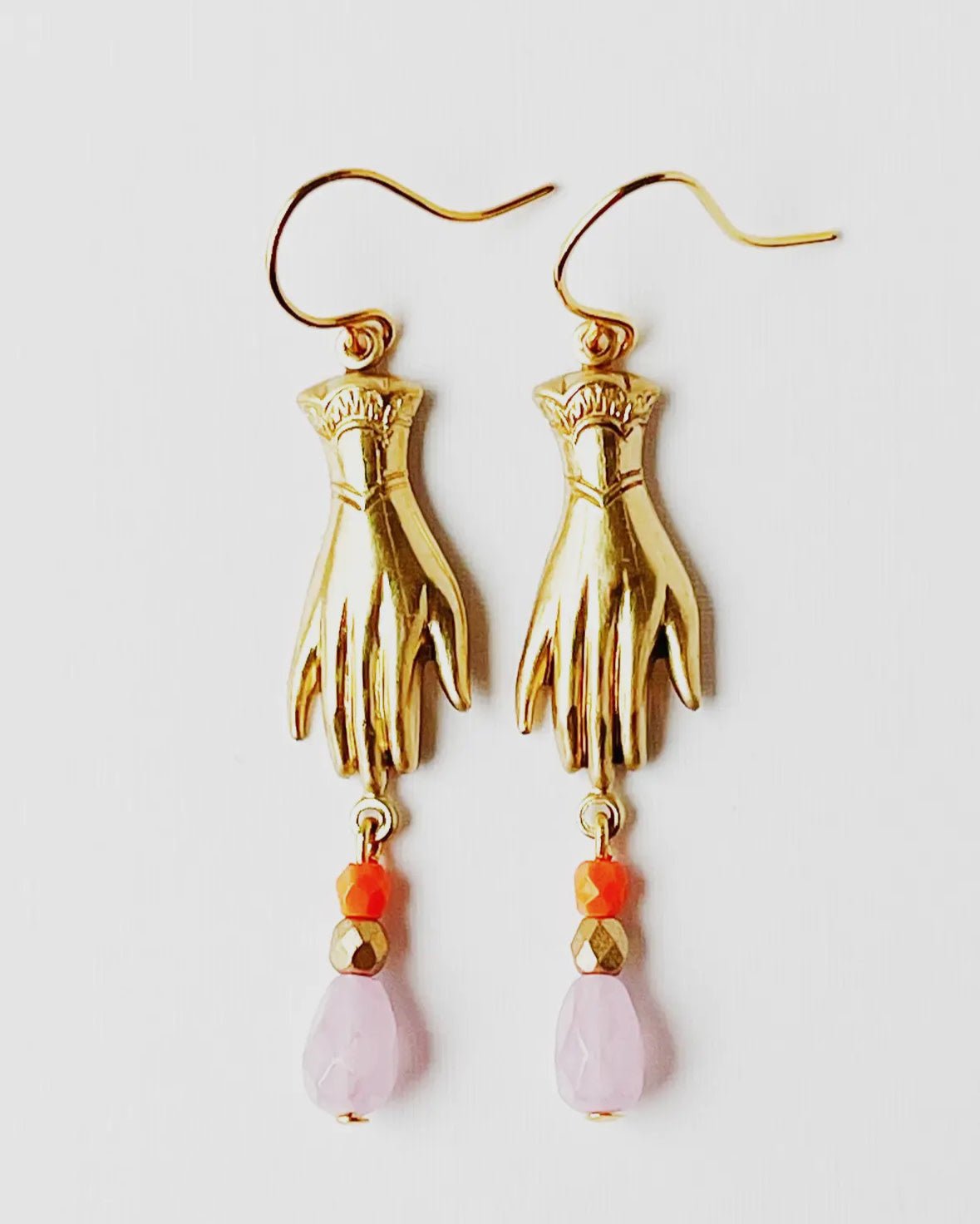 Hand Charm Earrings - Flea Boutiques