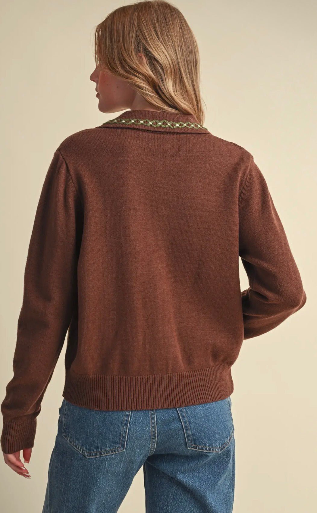 Hand Embroidered Sweater - Flea Boutiques