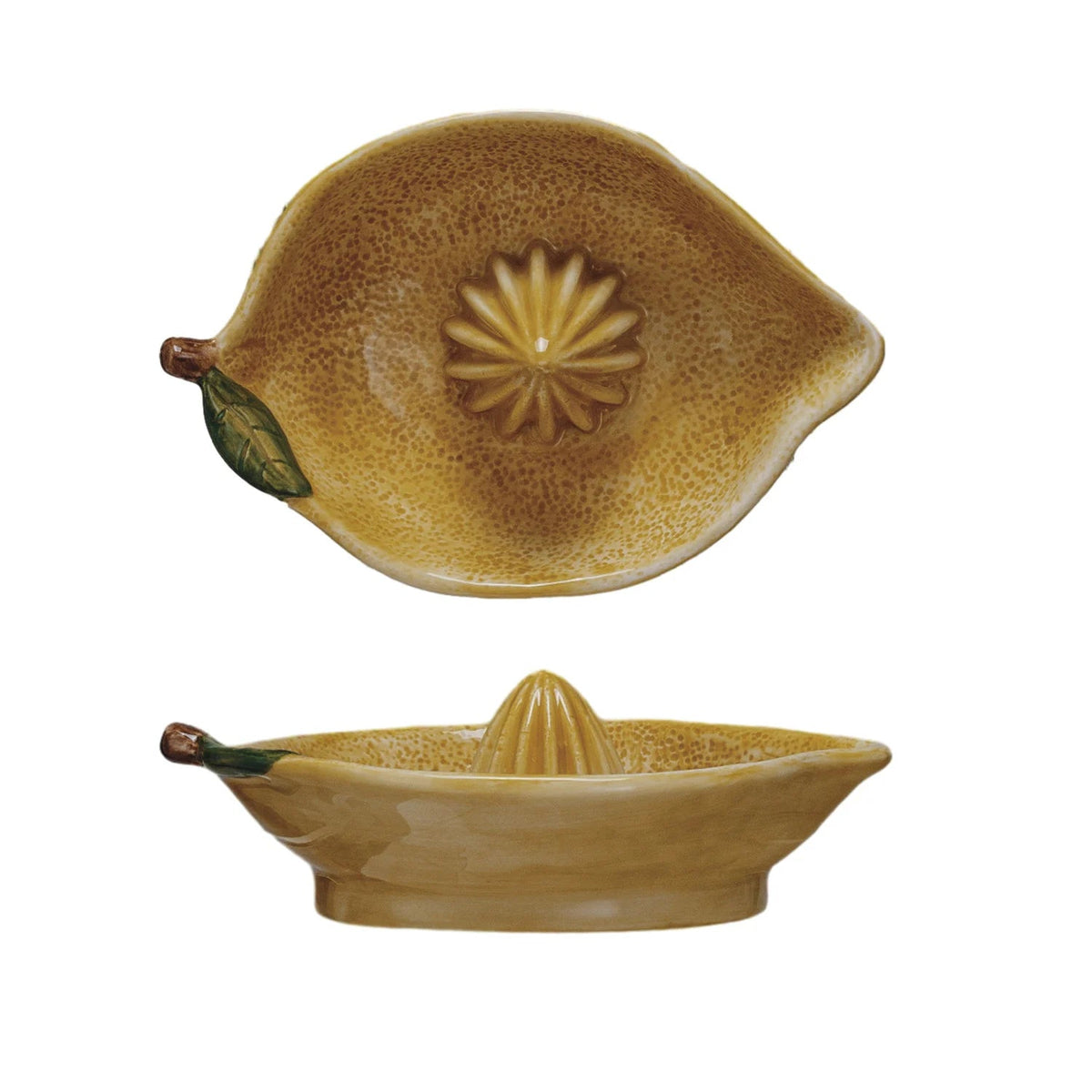 Hand Painted Lemon Shaped Juicer - Flea Boutiques