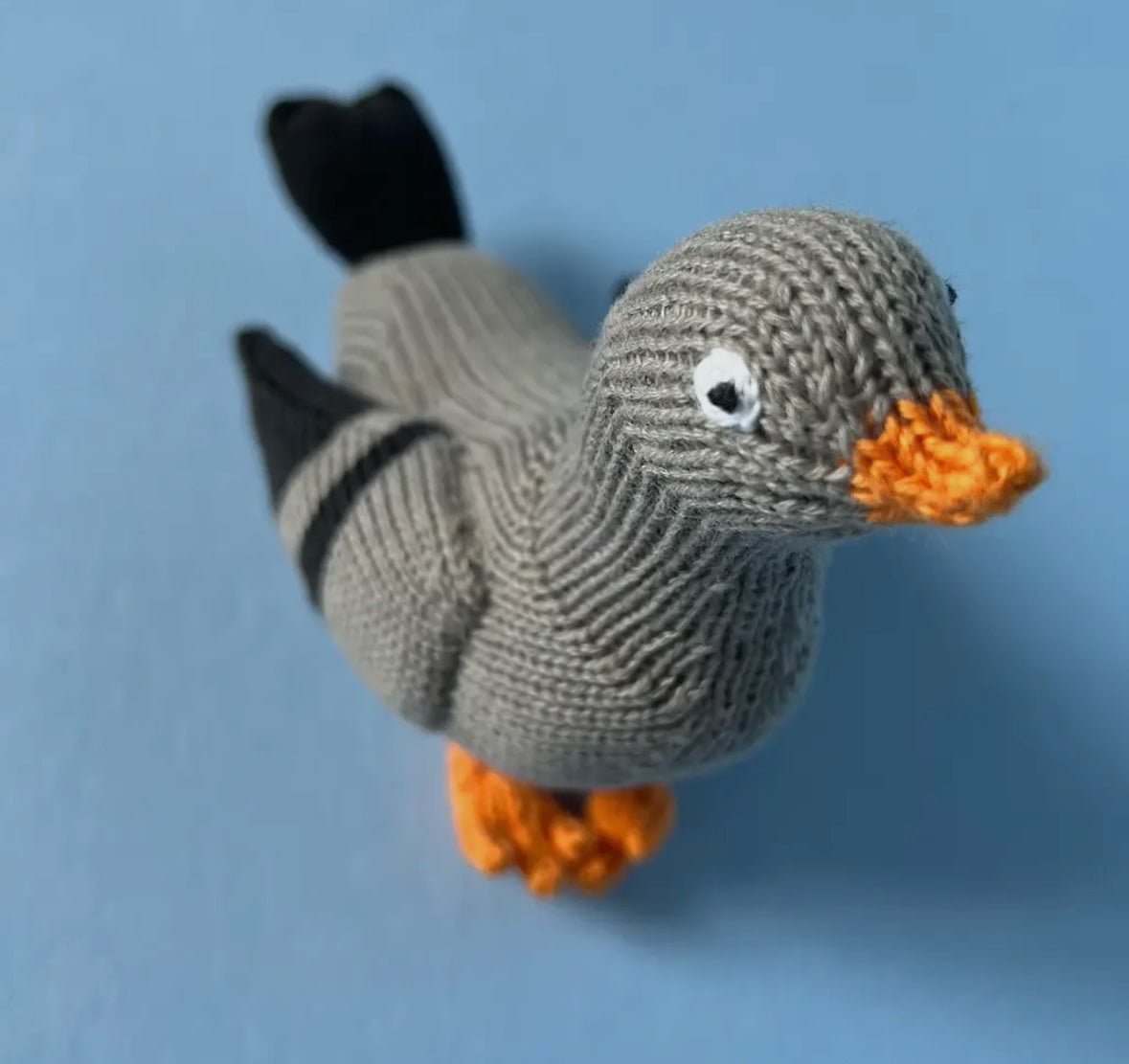Handmade Organic Pigeon Rattle - Flea Boutiques