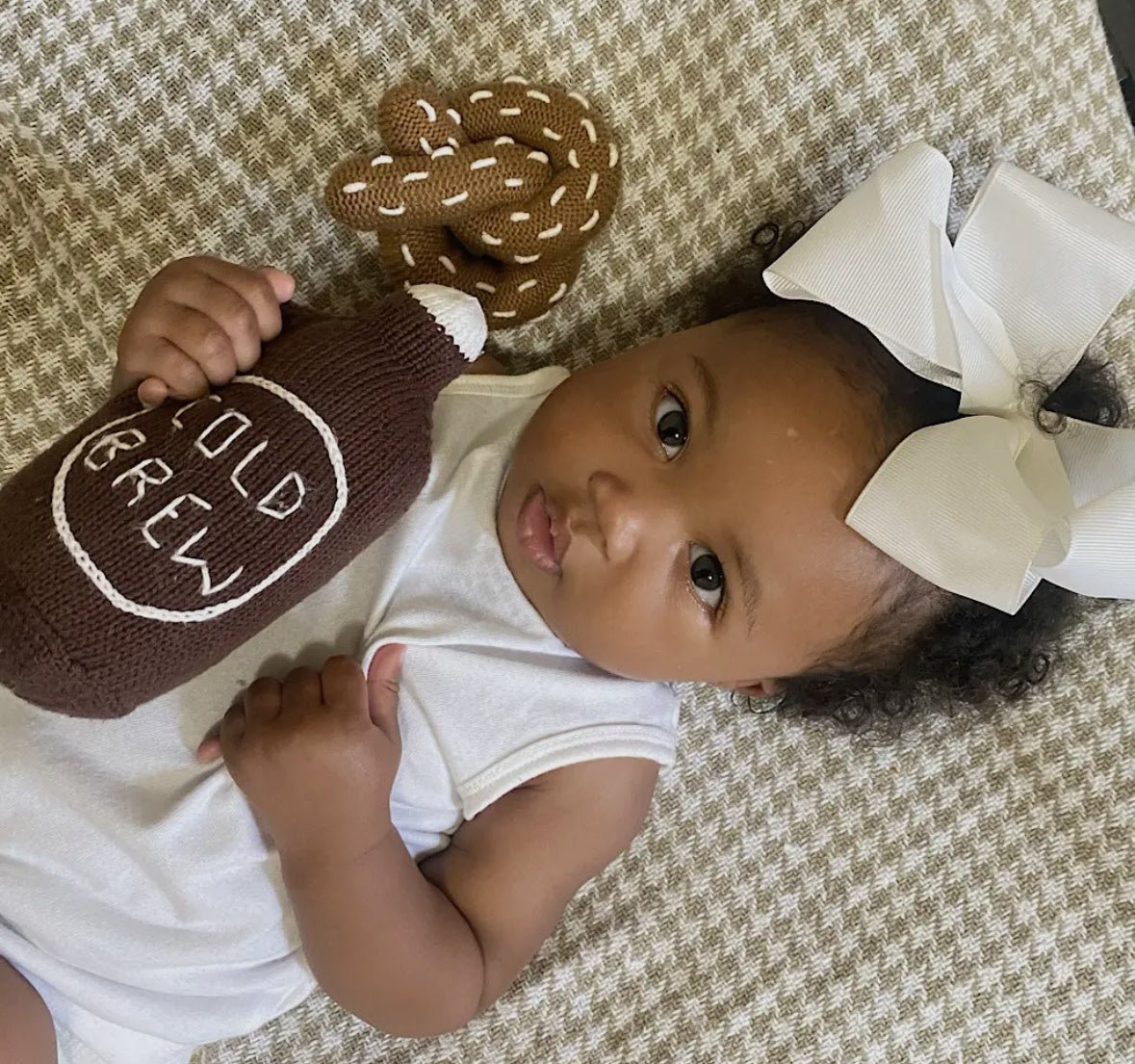 Handmade Organic Pretzel Rattle - Flea Boutiques