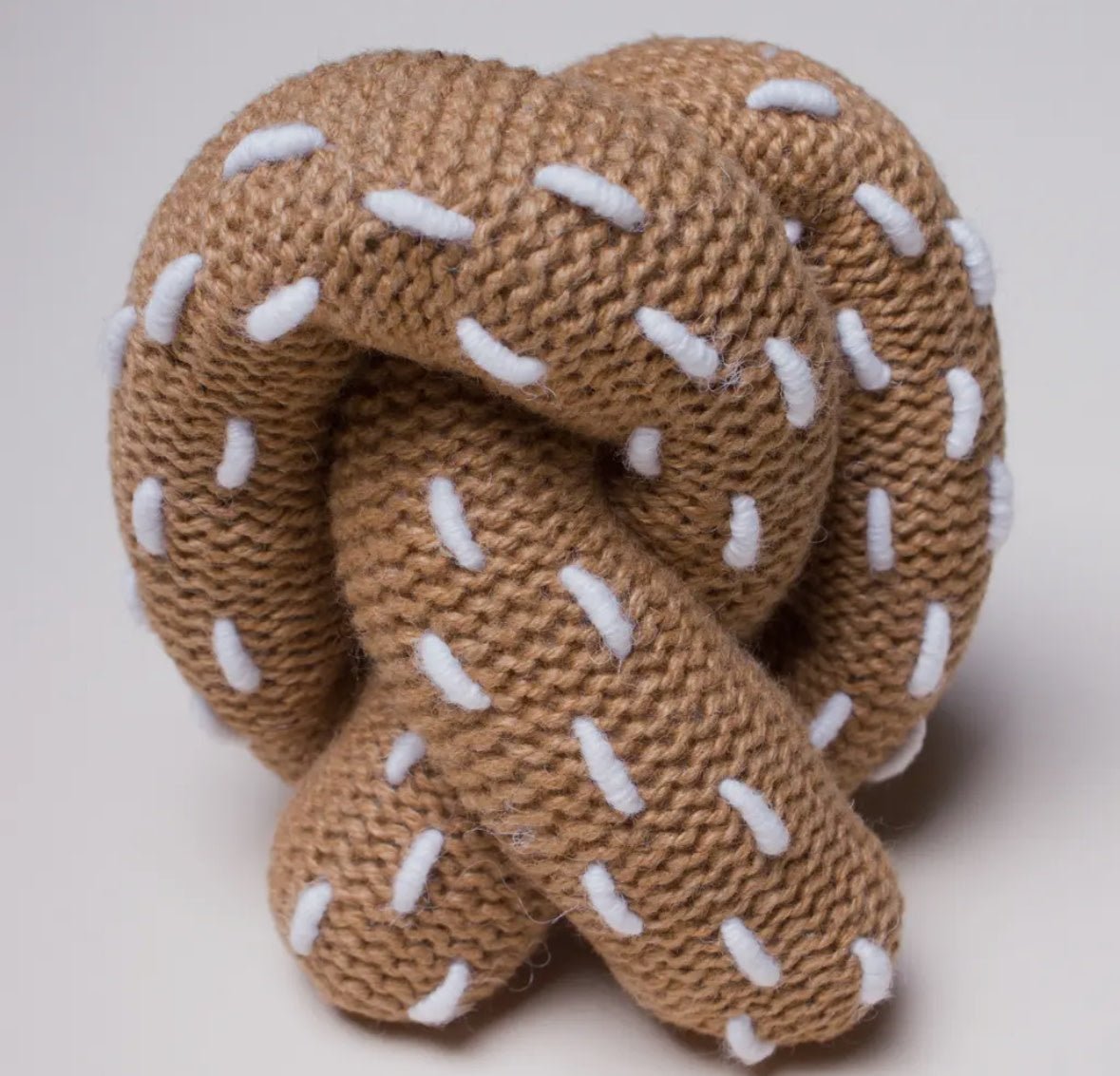 Handmade Organic Pretzel Rattle - Flea Boutiques