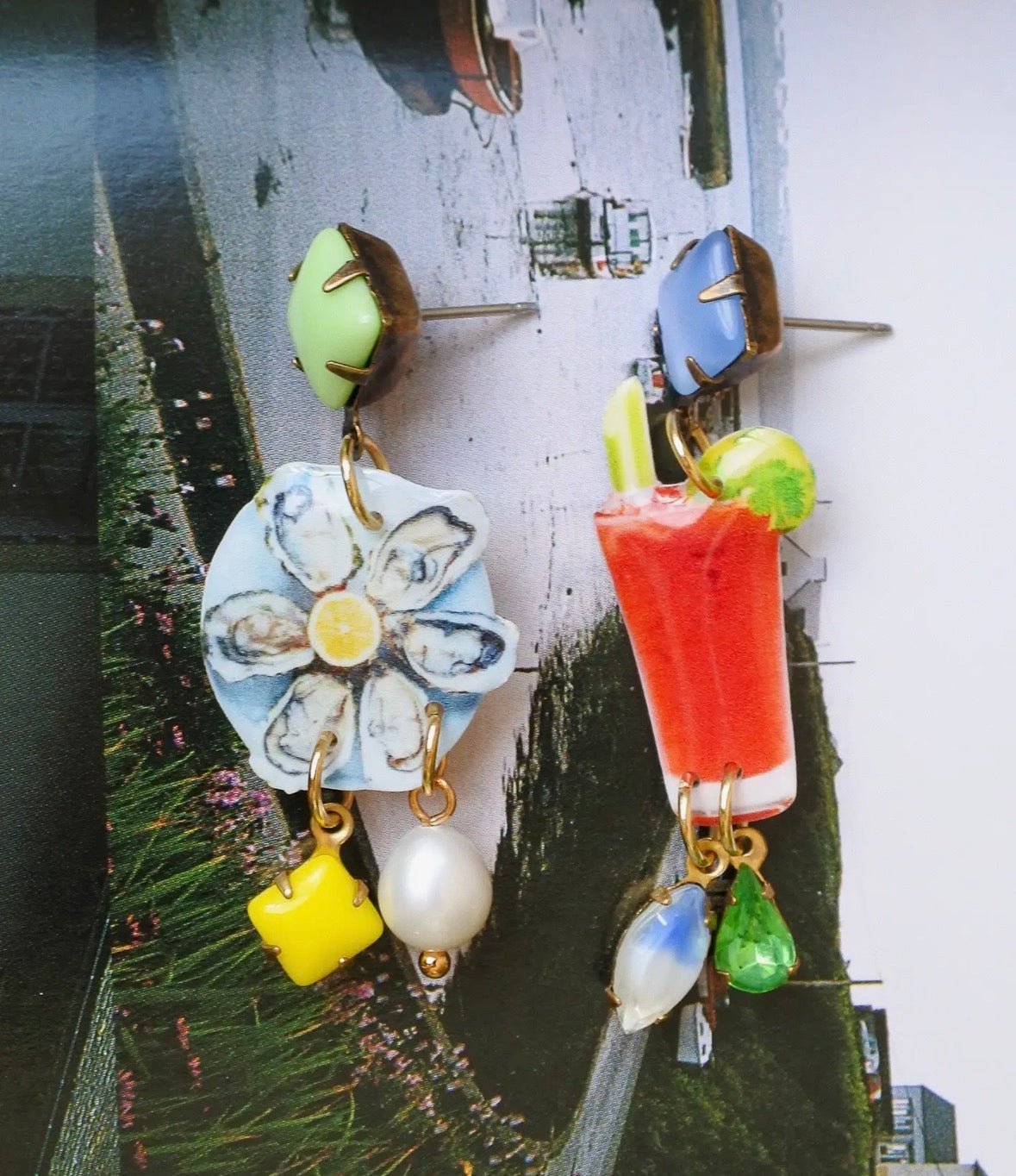 Haricot Vert Bloody Sunday Dangle - Flea Boutiques
