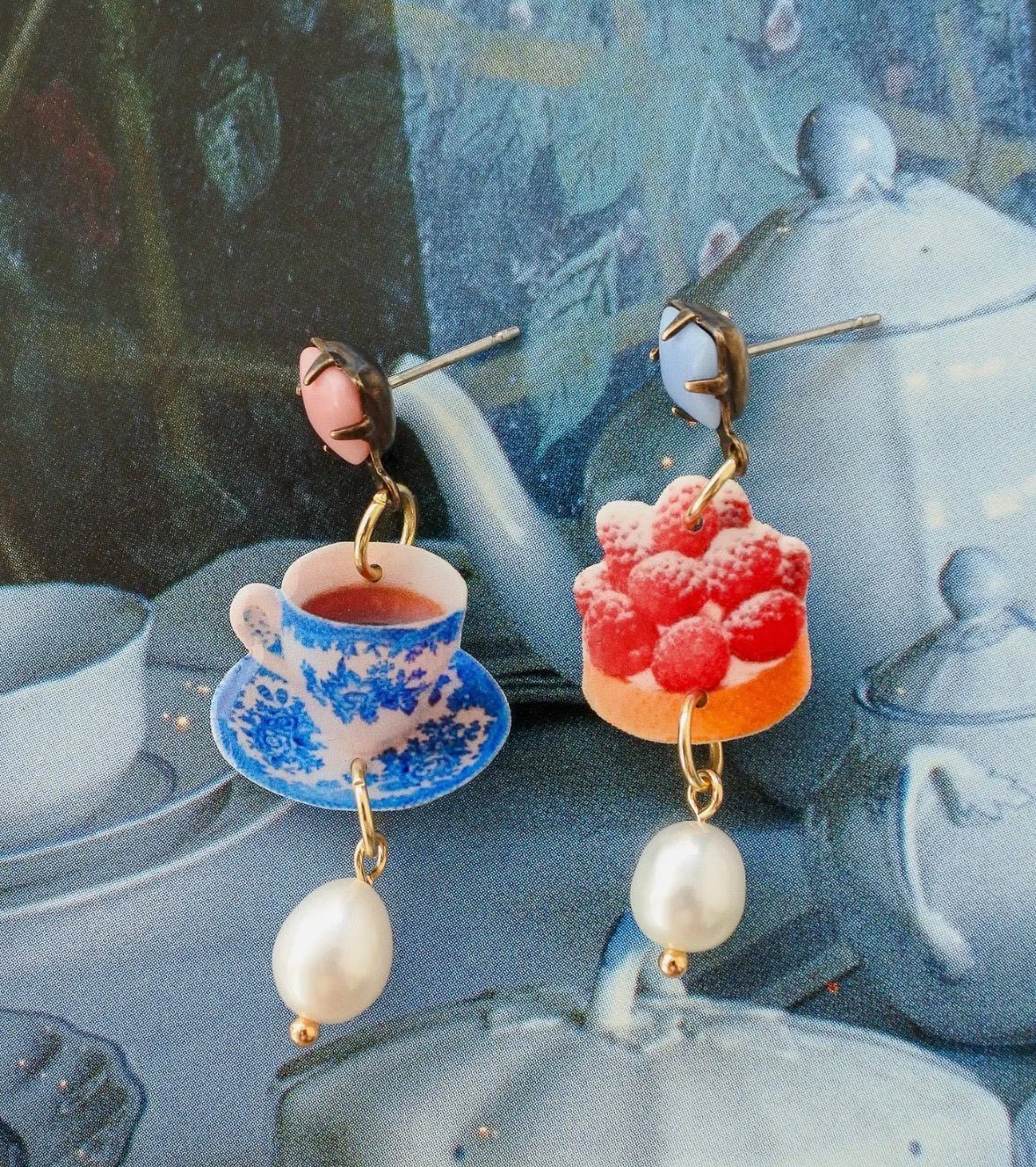 Haricot Vert Sweet Sips Dangle - Flea Boutiques