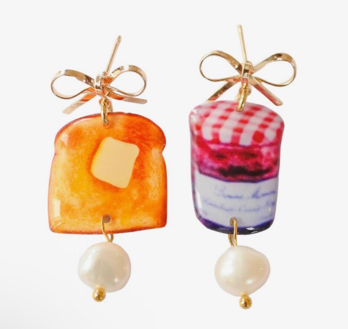 Haricot Vert Toast & Jam Dangle - Flea Boutiques