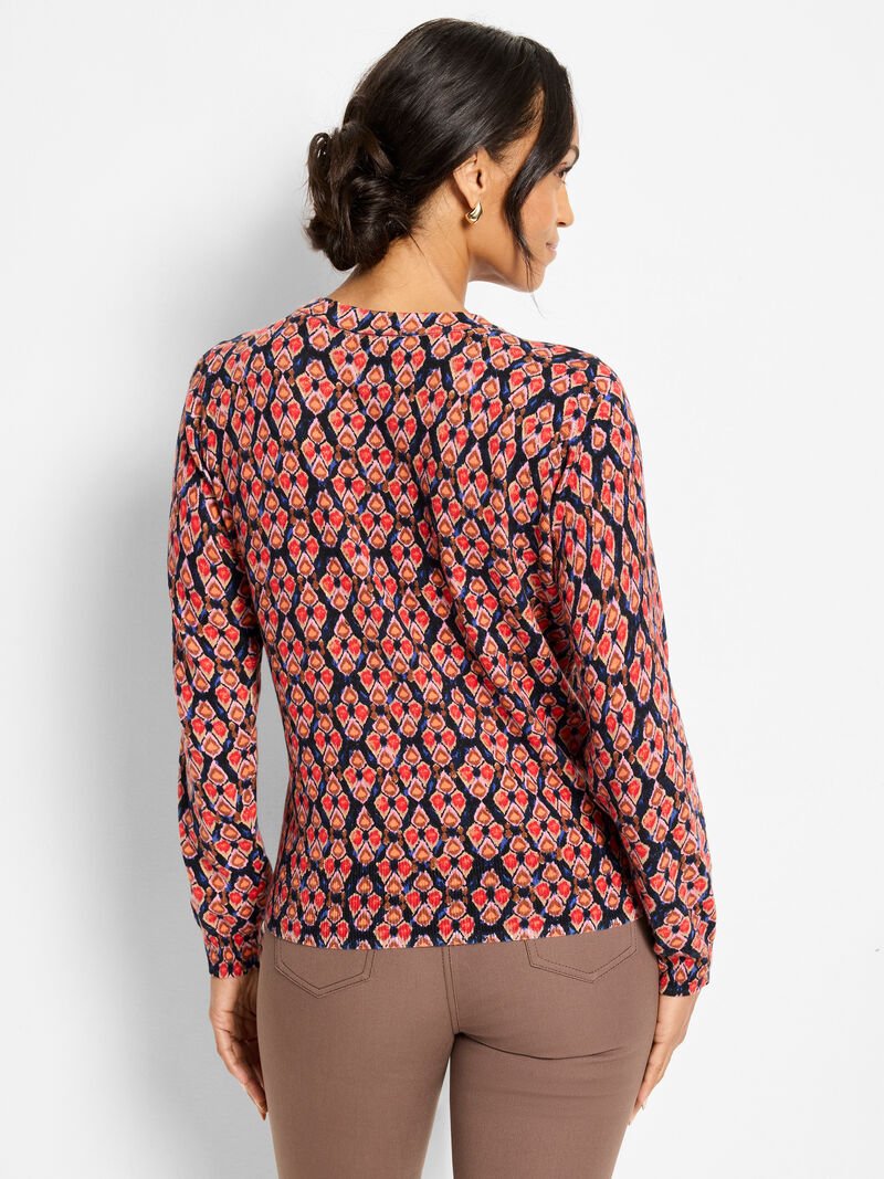 Harvest Ikat Thin Knit - Flea Boutiques
