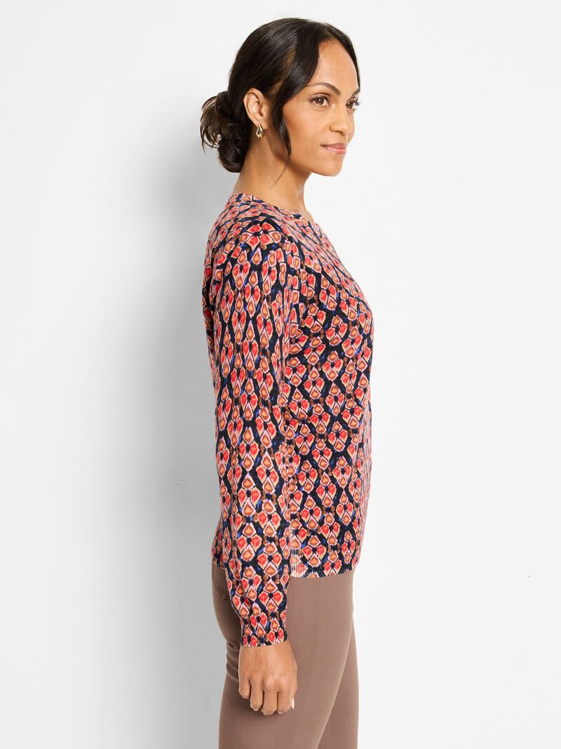 Harvest Ikat Thin Knit - Flea Boutiques